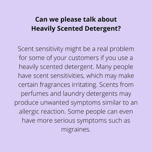 Can We Please Talk About Heavily Scented Detergent?